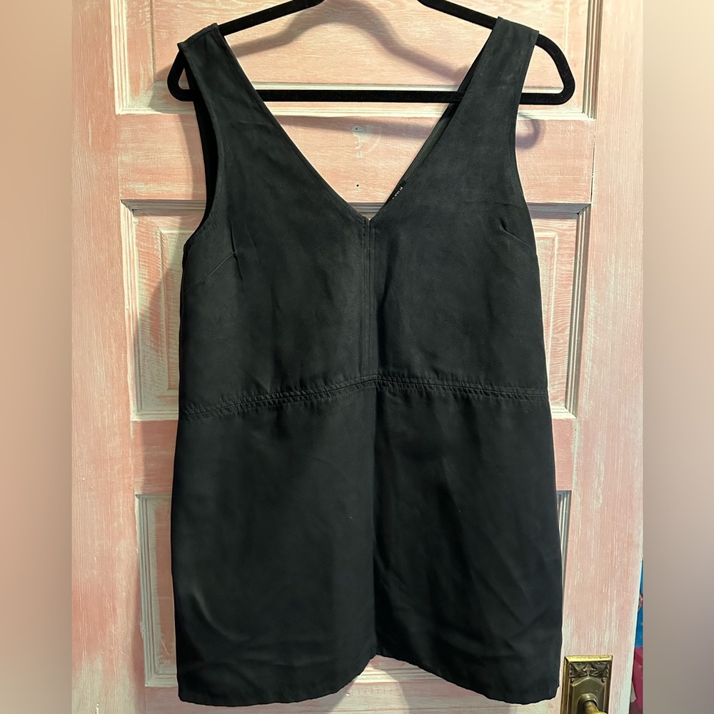 Faux Suede Dress